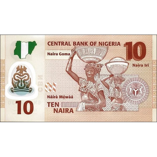 10 Naira - 2011 - P39c - B235 - Unc