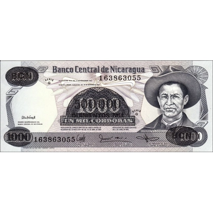 Nicaragua - 500.000 Cordobas - 1987 - P150 - B444a