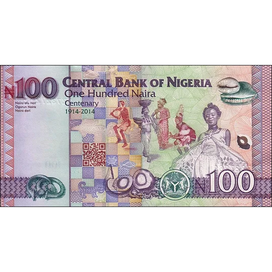 100 - Naira - 2024 - W41e - B243e - Unc