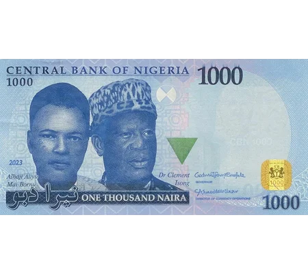 1000 Naira - 2023 - W49b2 - B246b - Unc