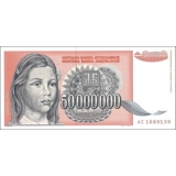 Yugoslavia - 50.000.000 Dinara - 1993 ..
