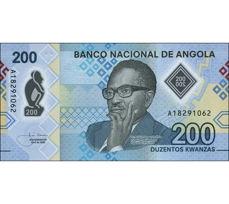 200 Kwanzas - 2020 - P160 - B557 - Unc