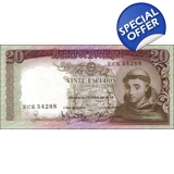 Portugal - 20 Escudos -1964 - P167b (b6)