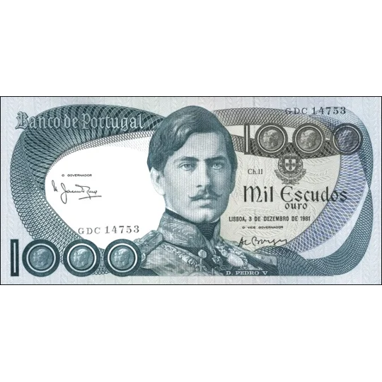Portugal - 1000 Escudos - 1981 - P175c