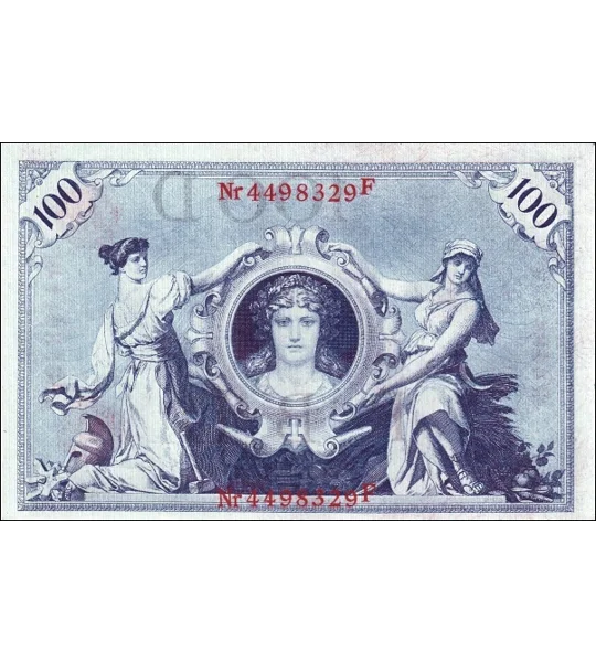 100 mark - 1908 - P33 - B210 - Au