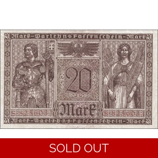Germany-20 mark-1918-P5..