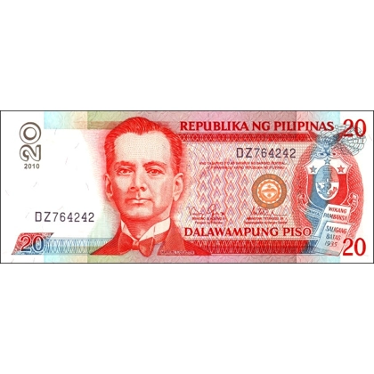 Philippines-20 Piso-2010 - P182k-B1042