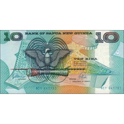 Papua N.G. - 10 Kina - P9b - B110b