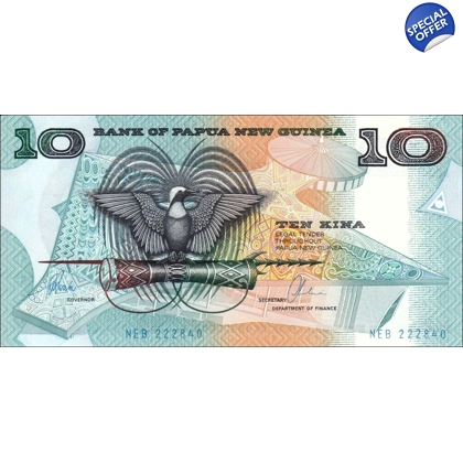 Papua N.G. - 10 Kina - P9c - B110c