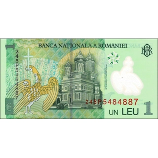 Romania - 1 Leu - 2024 ..