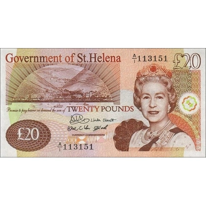 Saint Helena - 20 Pounds - 2004 - P13a