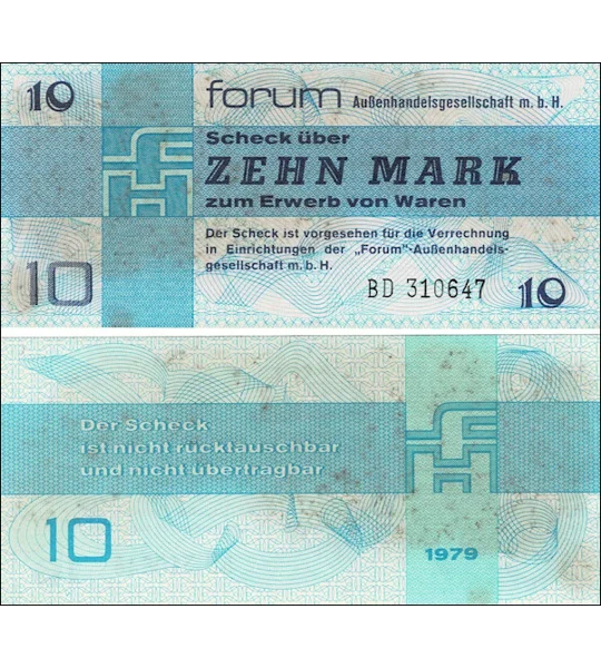 10 D.Mark - 1979 -Ro370a - DDR-P32a - Unc
