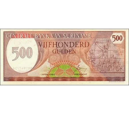 500 Gulden-1982-P129-B515a-Unc