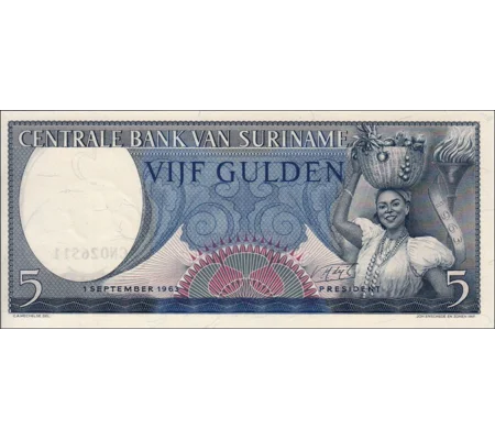 5 Gulden-1963-P120b-B506b-Unc