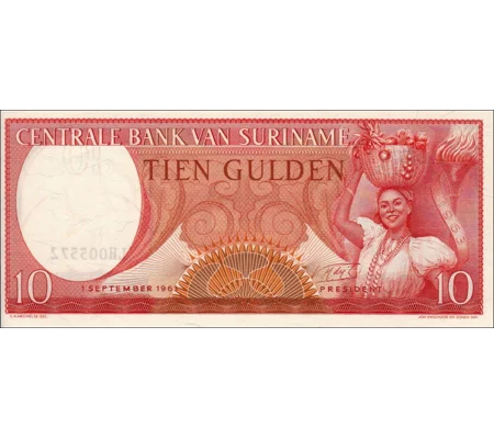 10 Gulden-1963-P121b-B507b-Unc