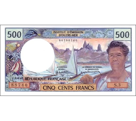 500 Francs - ND(1985) - P25d - B404e - Unc
