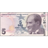 Turkey - 5 T.Lirasi - (2022) - P222f -..