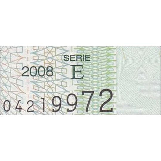 20 Pesos - 2008 - P86a - B545e - Unc