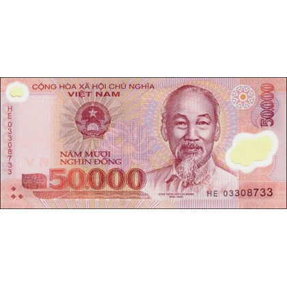 Vietnam - 50.000 Dong - 2005 - P121c - Polymer