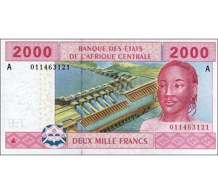 2.000 Francs - P408Aa - 2002 - B108Aa - Unc