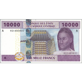 Gabon - 10.000 Francs -.. Gabon - 10.000 Francs -..
