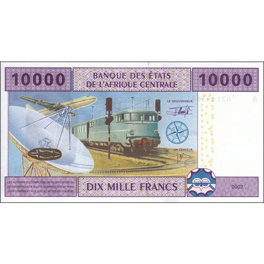 10.000 Francs - 2002 - P410Aa - B110Aa - Unc