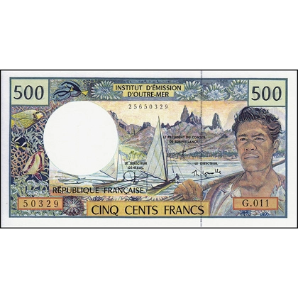 French Pacific Territories - 500 Francs - P1e - 2004