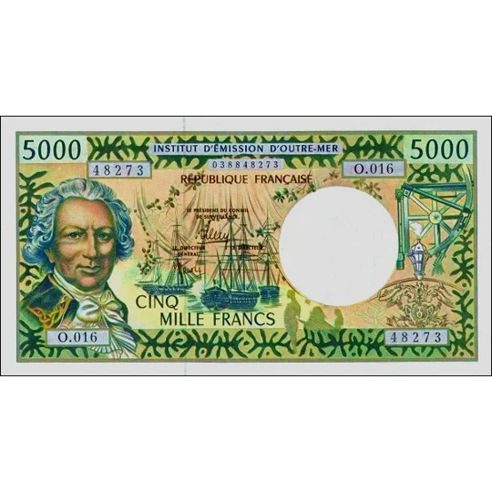 5.000 Francs - ND(2010) - P3i - B103i - Unc