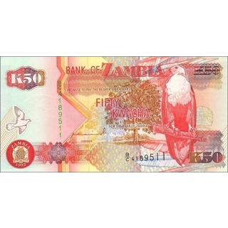 Zambia - 50 Kwacha - 19..