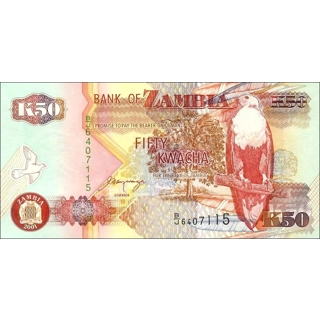 Zambia - 50 Kwacha - 20..