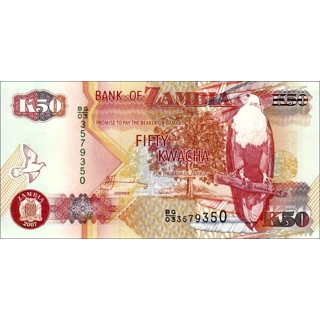 Zambia - 50 Kwacha - 20..