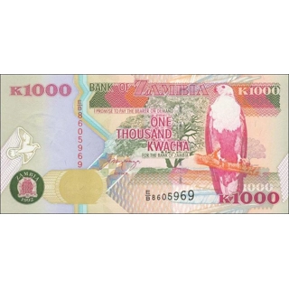 Zambia - 1000 Kwacha - ..