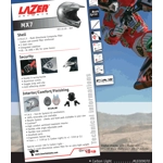 LAZER Helmet model 'MX7 EVO Carbon Light'