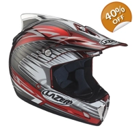 LAZER Helmet model 'MX6 HAWK LTD RED size XL