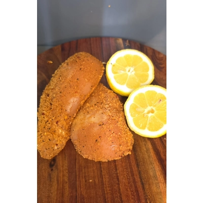 Lemon pepper chicken br..