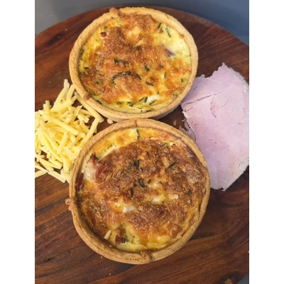 Ham & Cheese Quiche