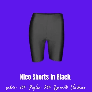 Nico Shorts in Nylon Lycra