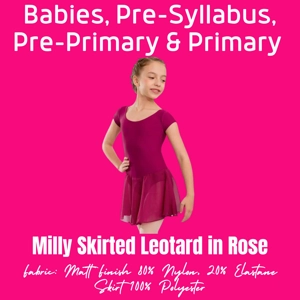 Milly Skirted Leotard - Nursery, Pre-syllabus, Pre-Primary..