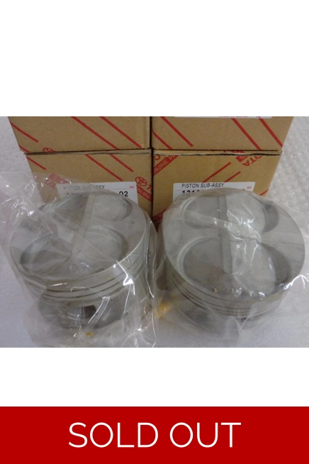 Genune Toyota 3SGE 86.5mm piston set 1993- 1999