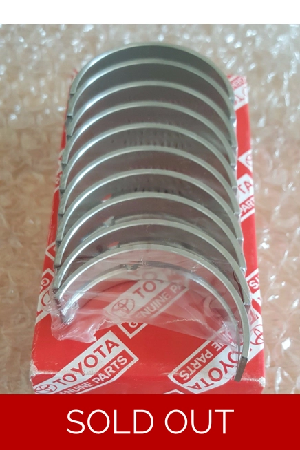Genuine Toyota 3SGE BEAMS Main crankshaft bearings  -Size .25