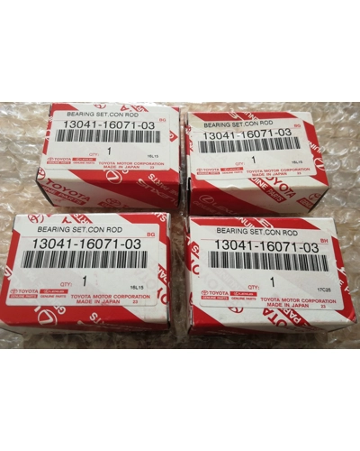 Genuine Toyota 4AGE connecting rods bearings - STD size