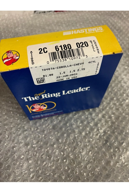 Hastings Toyota 4AGE Corolla   piston ring set -..