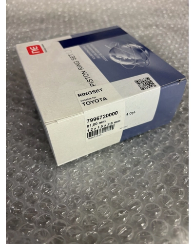 NPR Toyota 4AGE 1.6 16v piston ring set