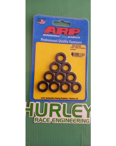 ARP 200-8745 M10 ID .750 OD chamfered black oxide washer set