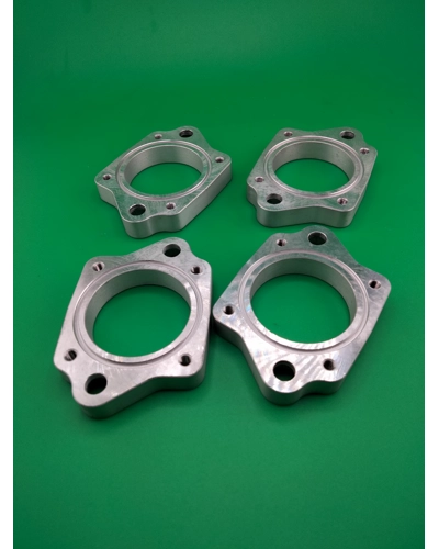 DCOE throttle body adapter to OBX / Jenvey "SF" type 4 bolt fitment - set of 4