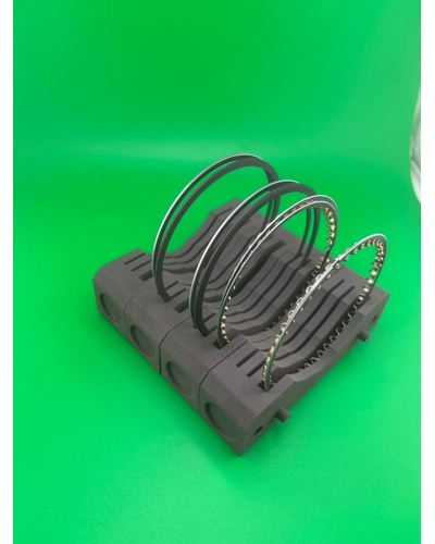 Hurley piston ring storage / organiser rack for rings up to 90mm - modular Hurley piston ring storage / organiser rack for rings up to 90mm - modular