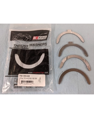 King Toyota 4EFE 4EFTE thrust washer set