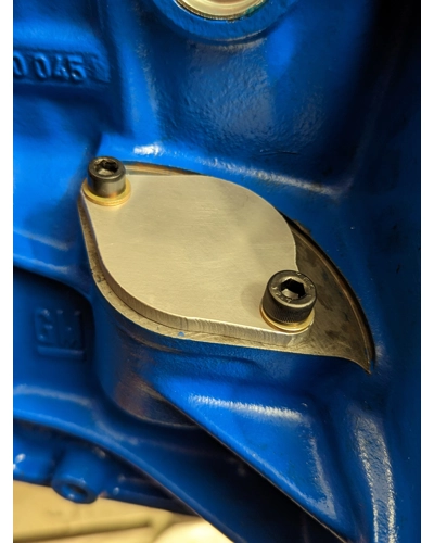 Vauxhall Opel C20XE cylinder block breather blanking plate