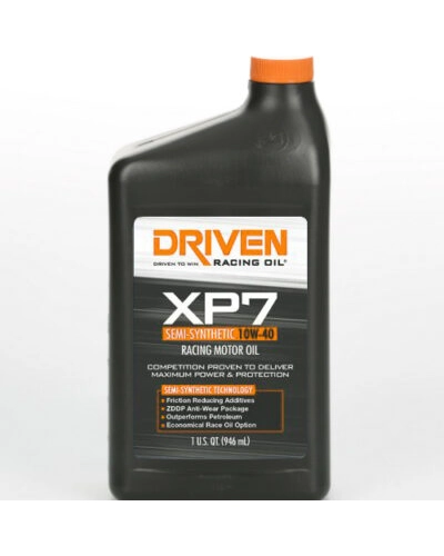 Driven XP7 10w40 semi synthetic racing oil - 1 US Quart