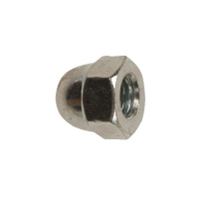 Dome Nuts BZP (FULL BOX) title=